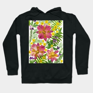 Floral Fantasy Art Print Pink Alstroemeria Botanical Poster Home Decor Wall Art Hoodie